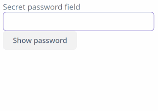 password field