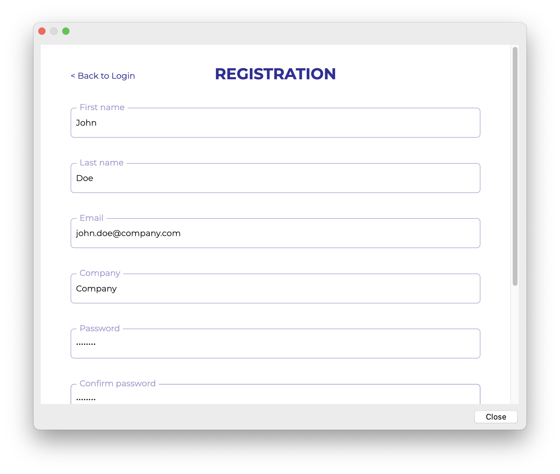 registration