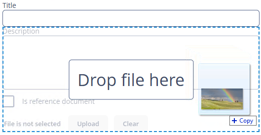 dynamic file storage upload field