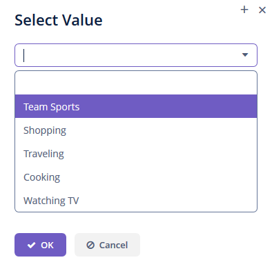 values picker enum