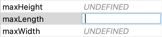 properties text value