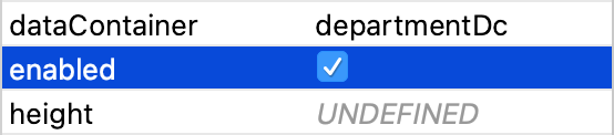 properties boolean value