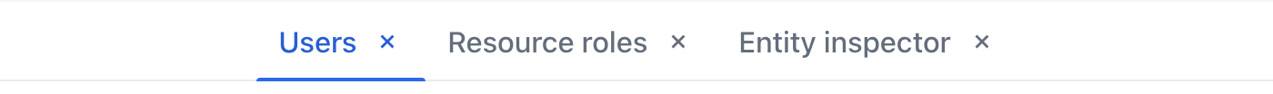 tabs centered