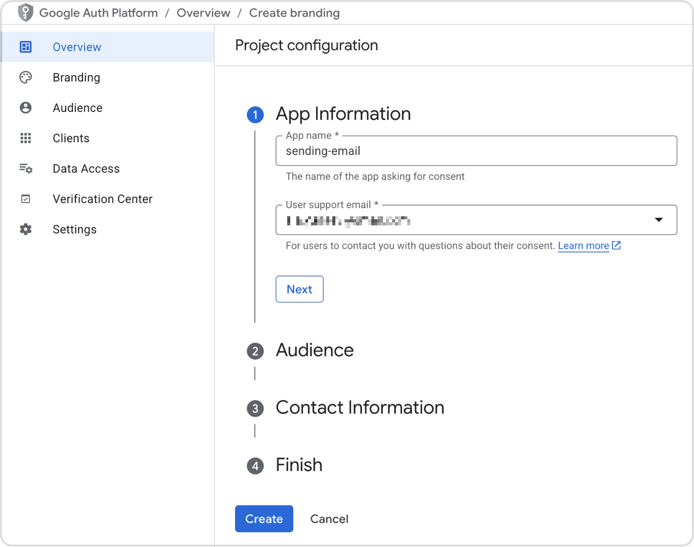 google oauth app