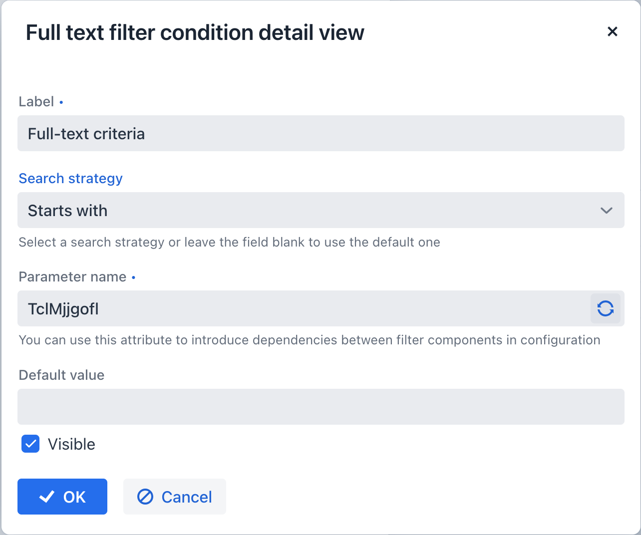 condition editor