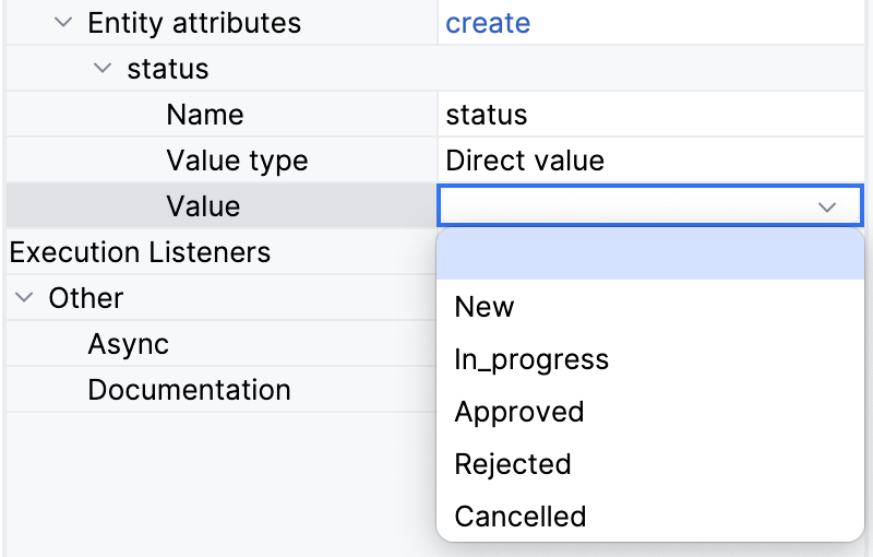 data task attribute enum