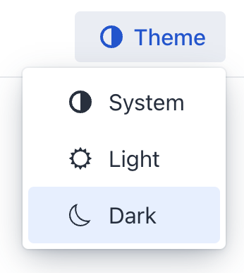 theme switcher