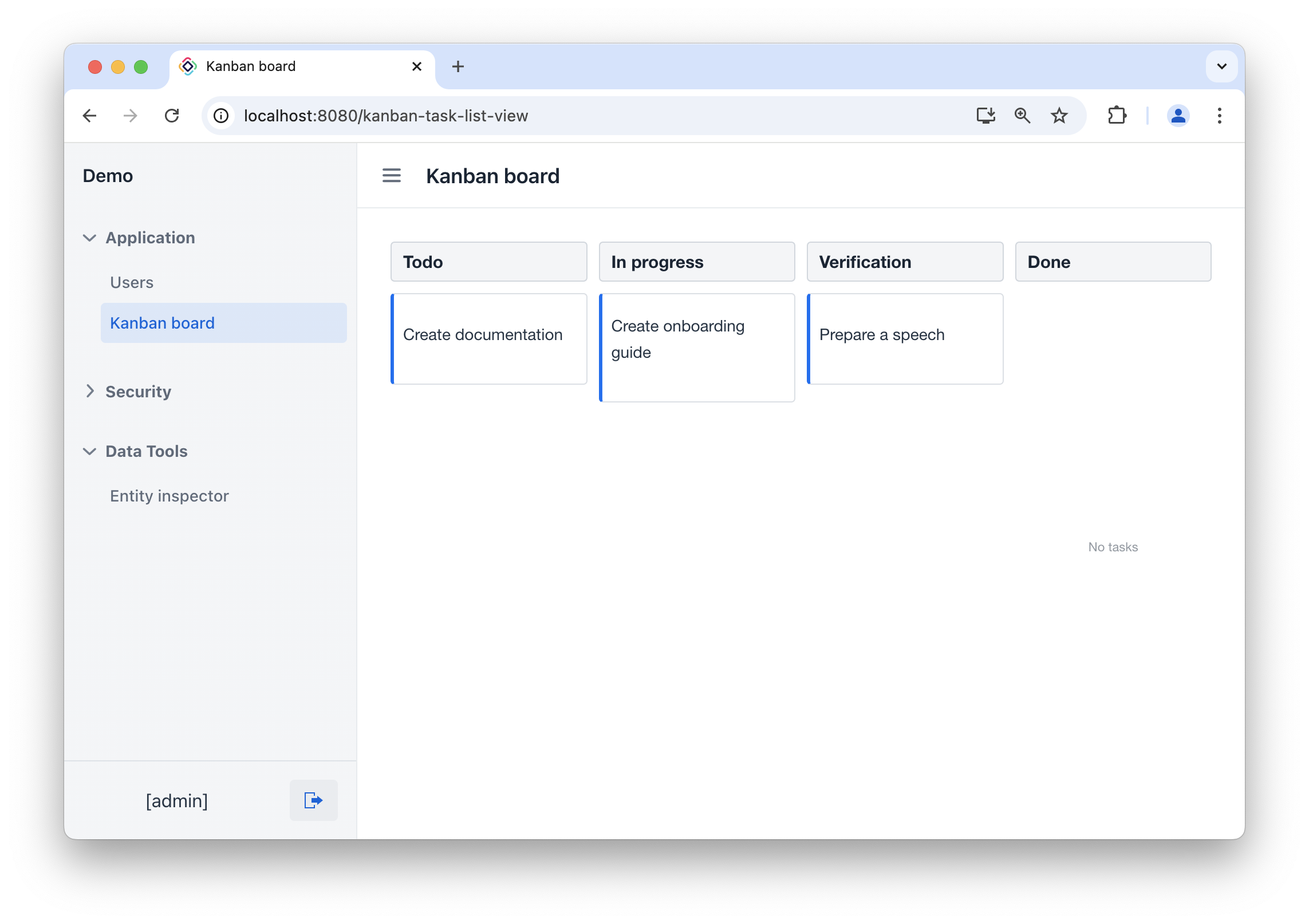 kanban task list