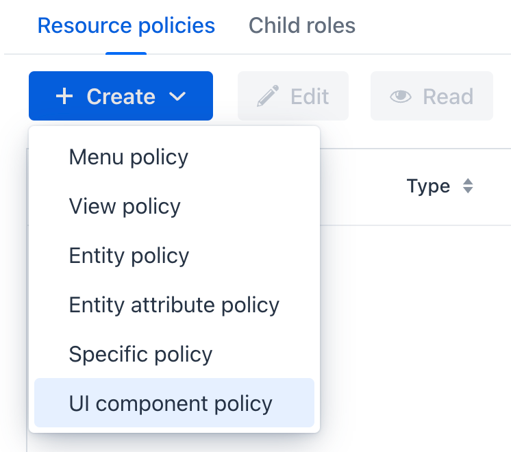 resource role policies