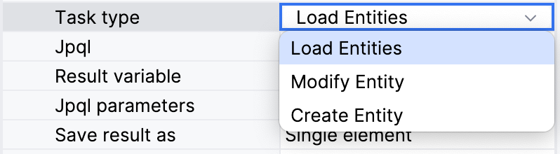 data task types