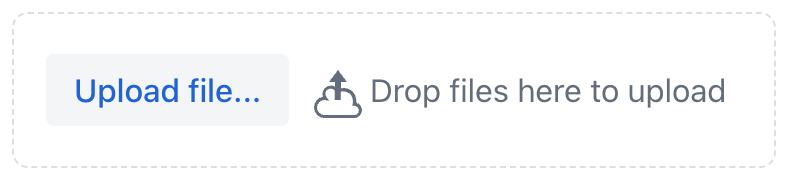 upload drag drop