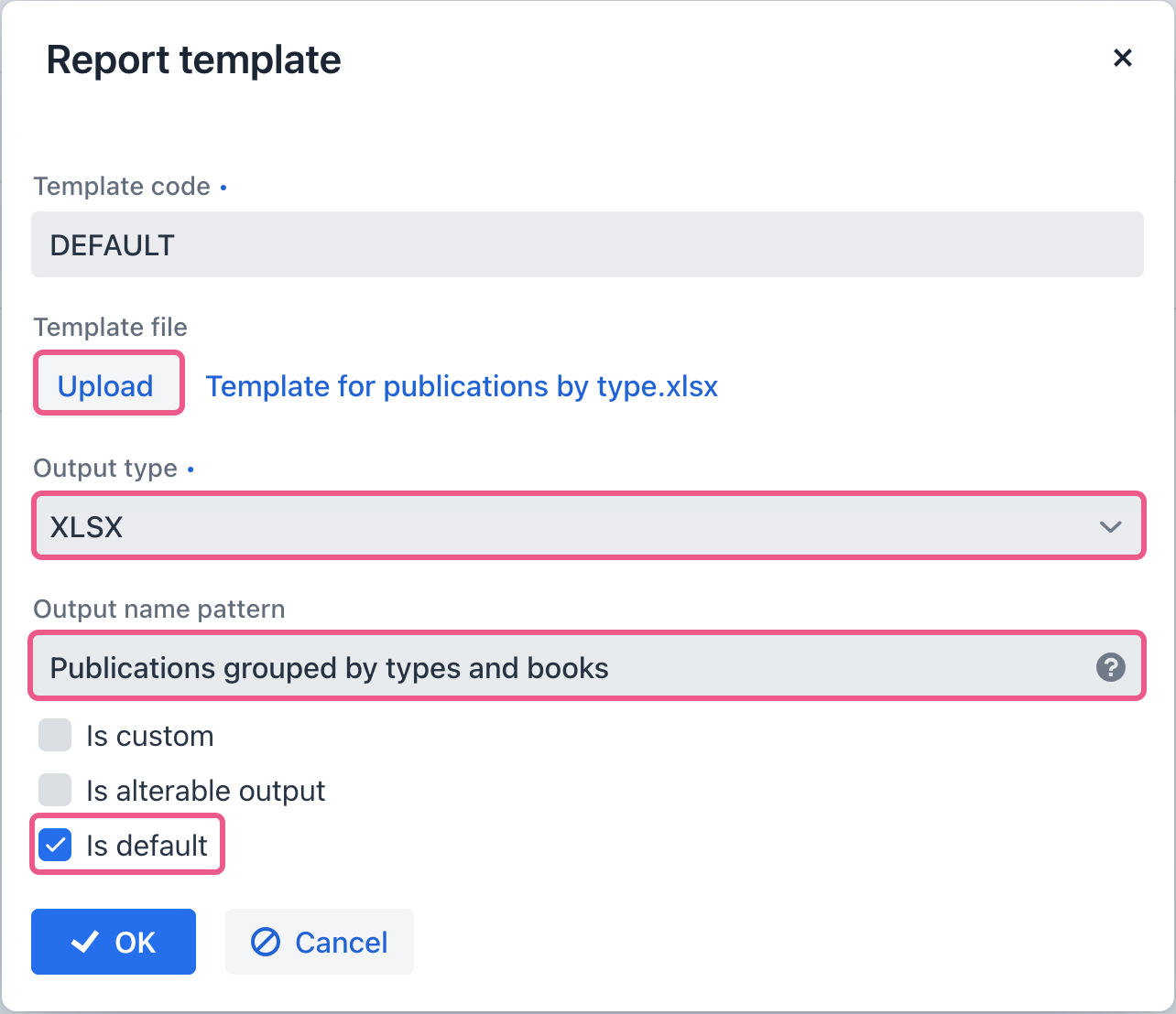 upload template for report2