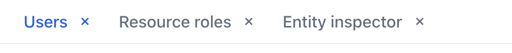 tabs minimal
