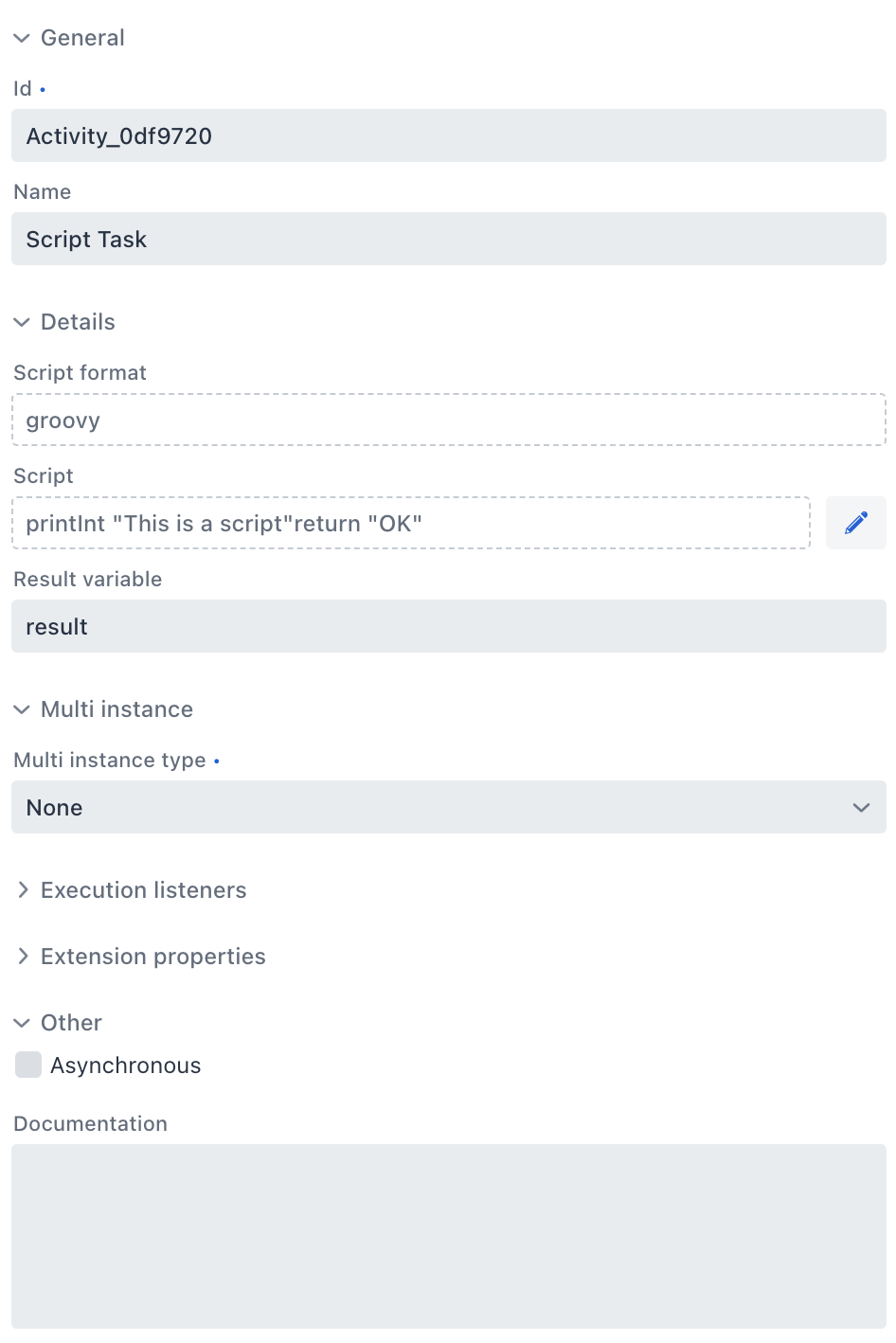 script task properties