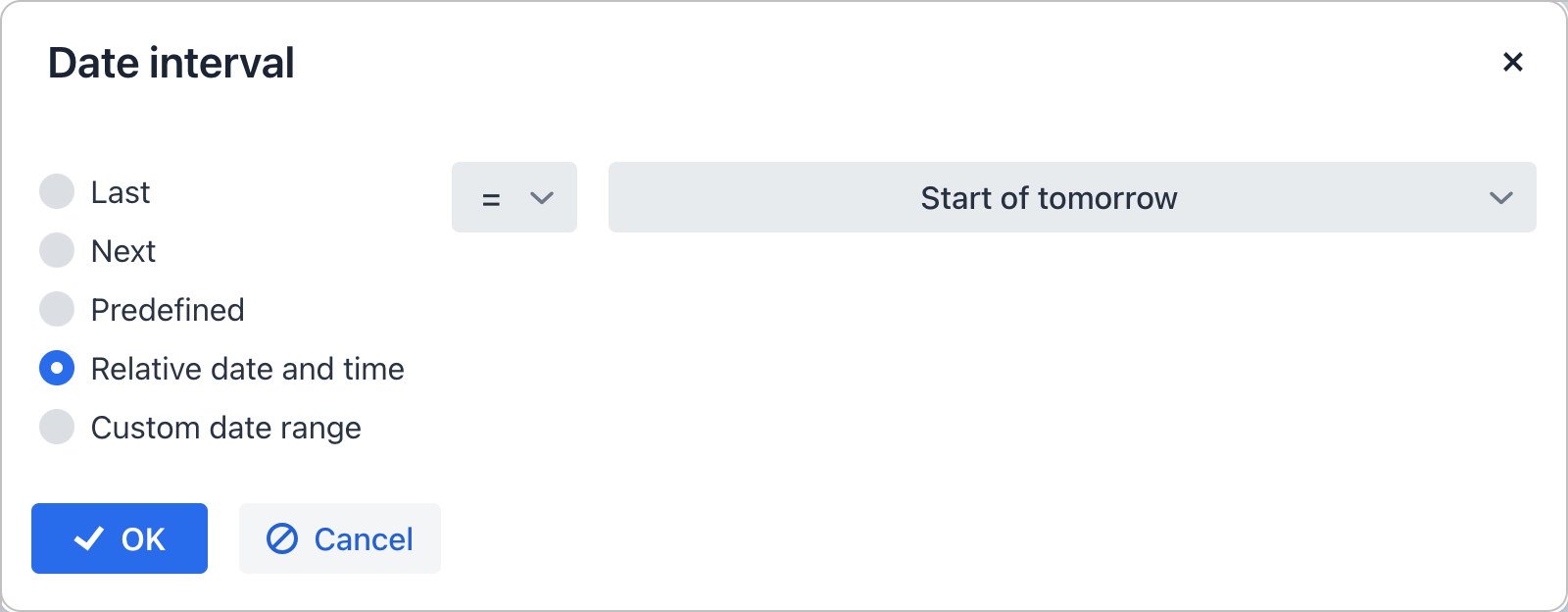 property filter date interval