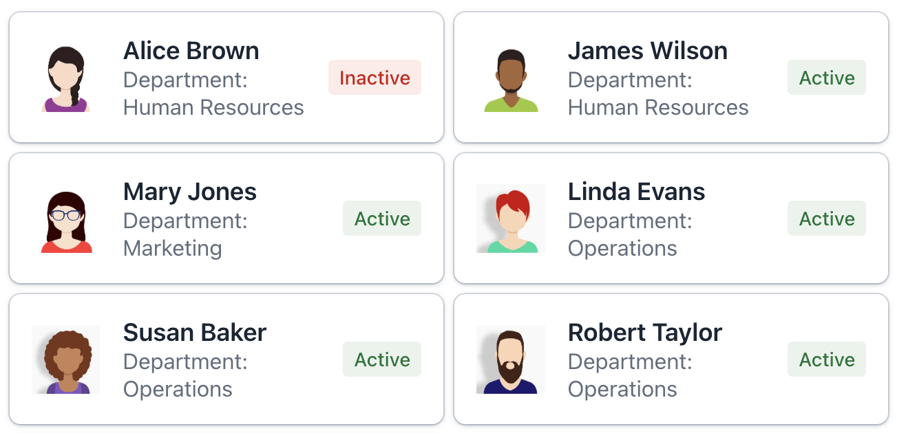 grid layout renderer
