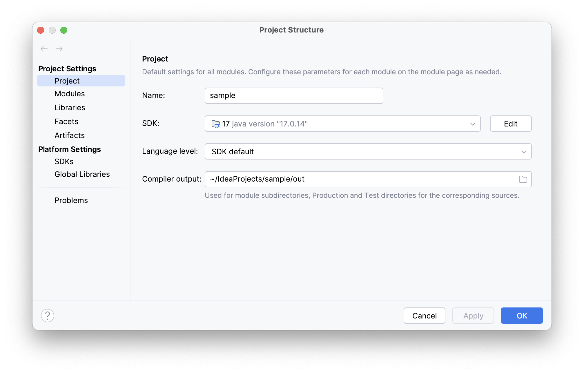 new project structure