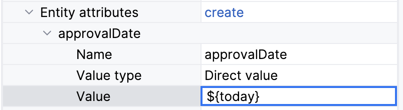 data task attribute expression