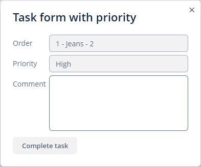 priority form