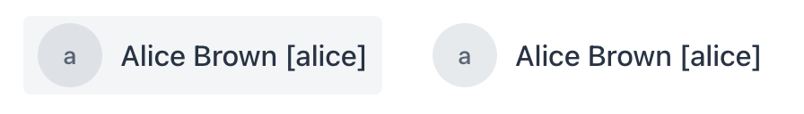 user menu theme variant tertiary