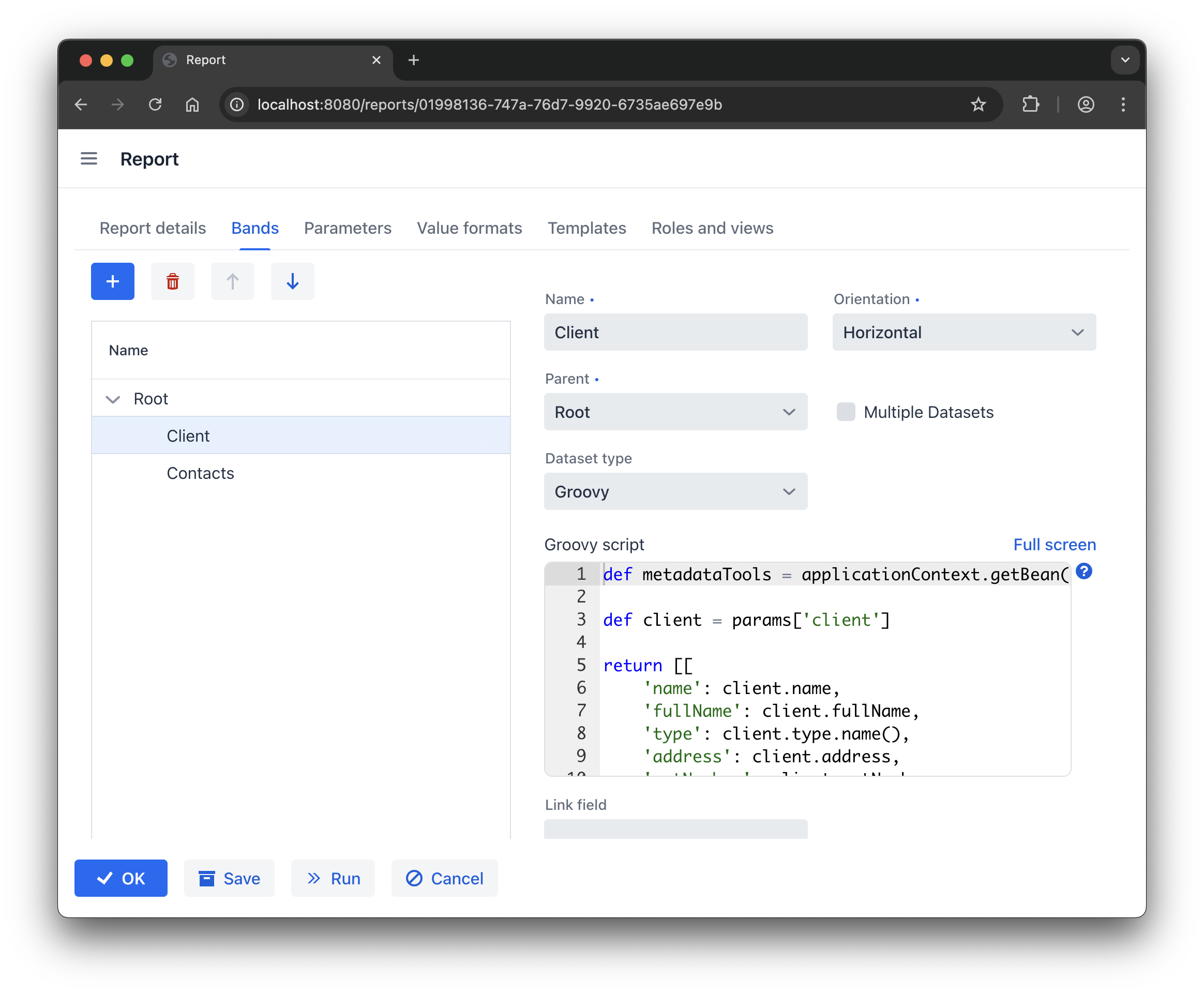 client profile runtime 1