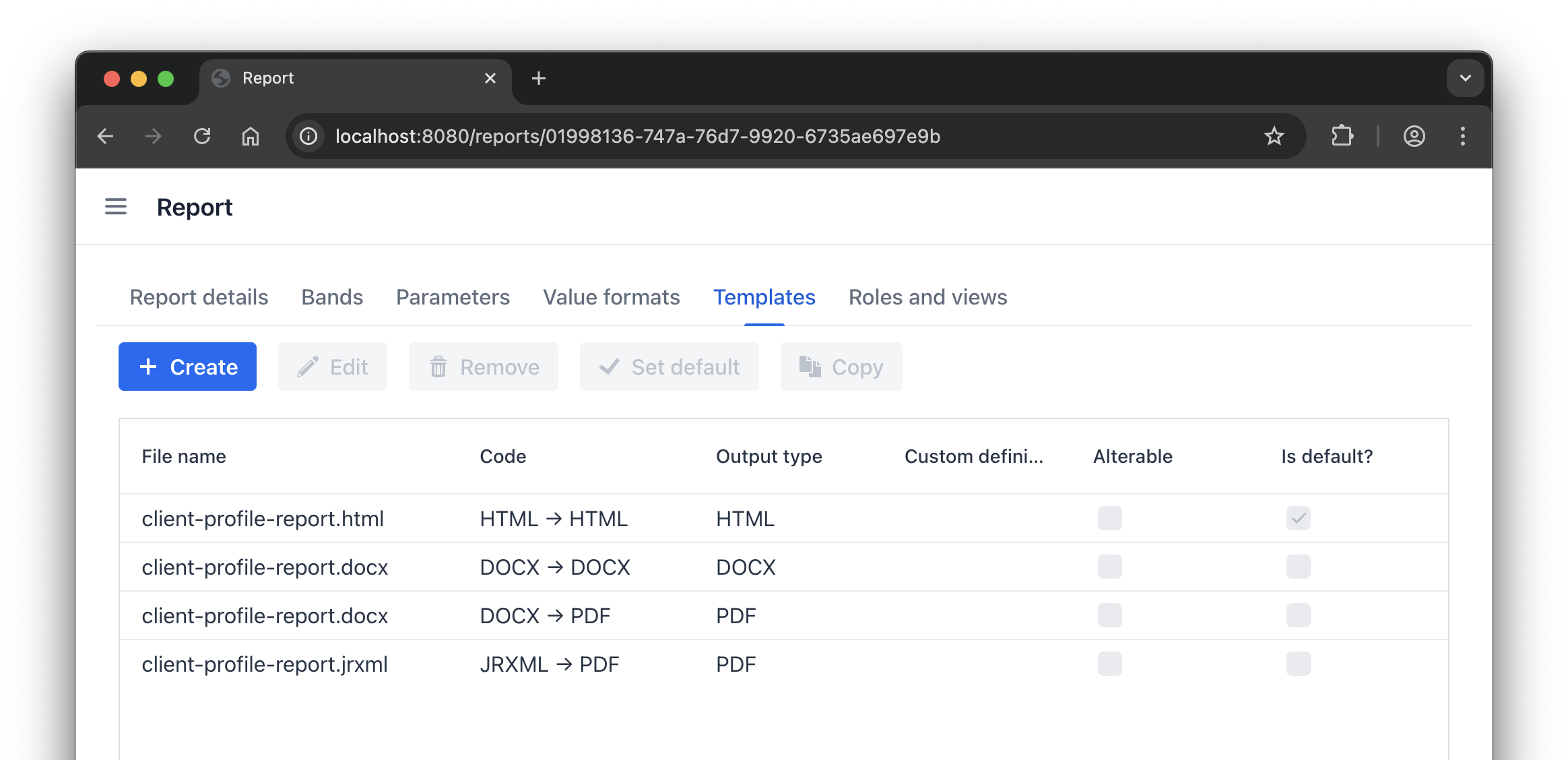 client profile runtime 2