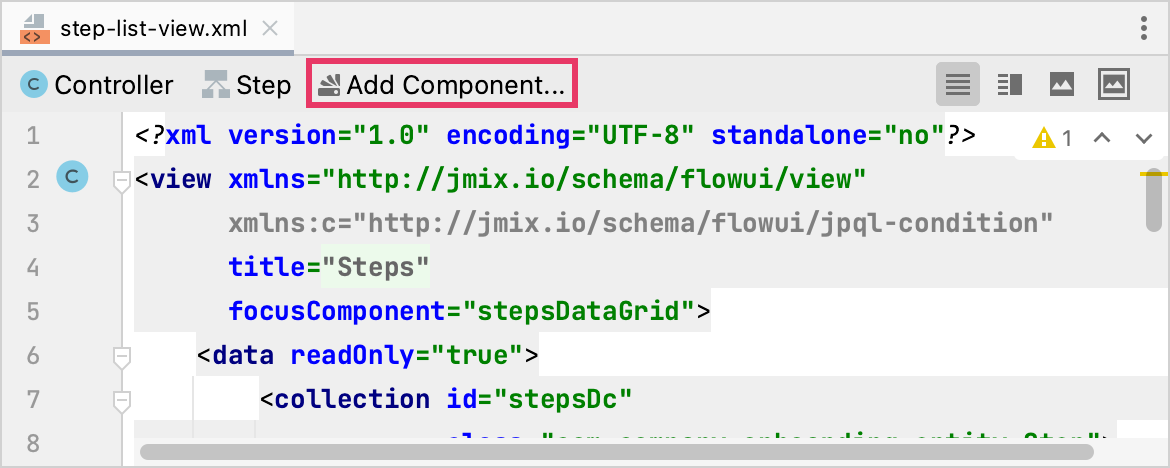 add component method1