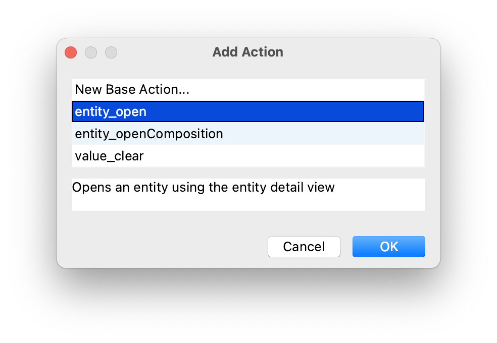 add picker action dialog