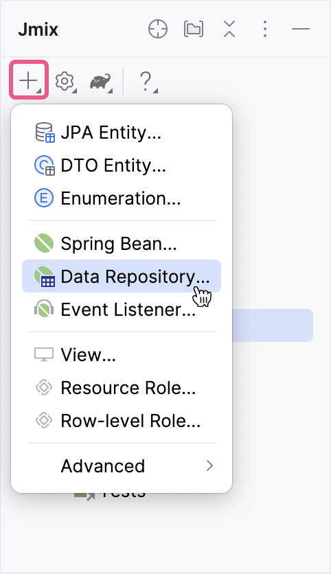 data repository create